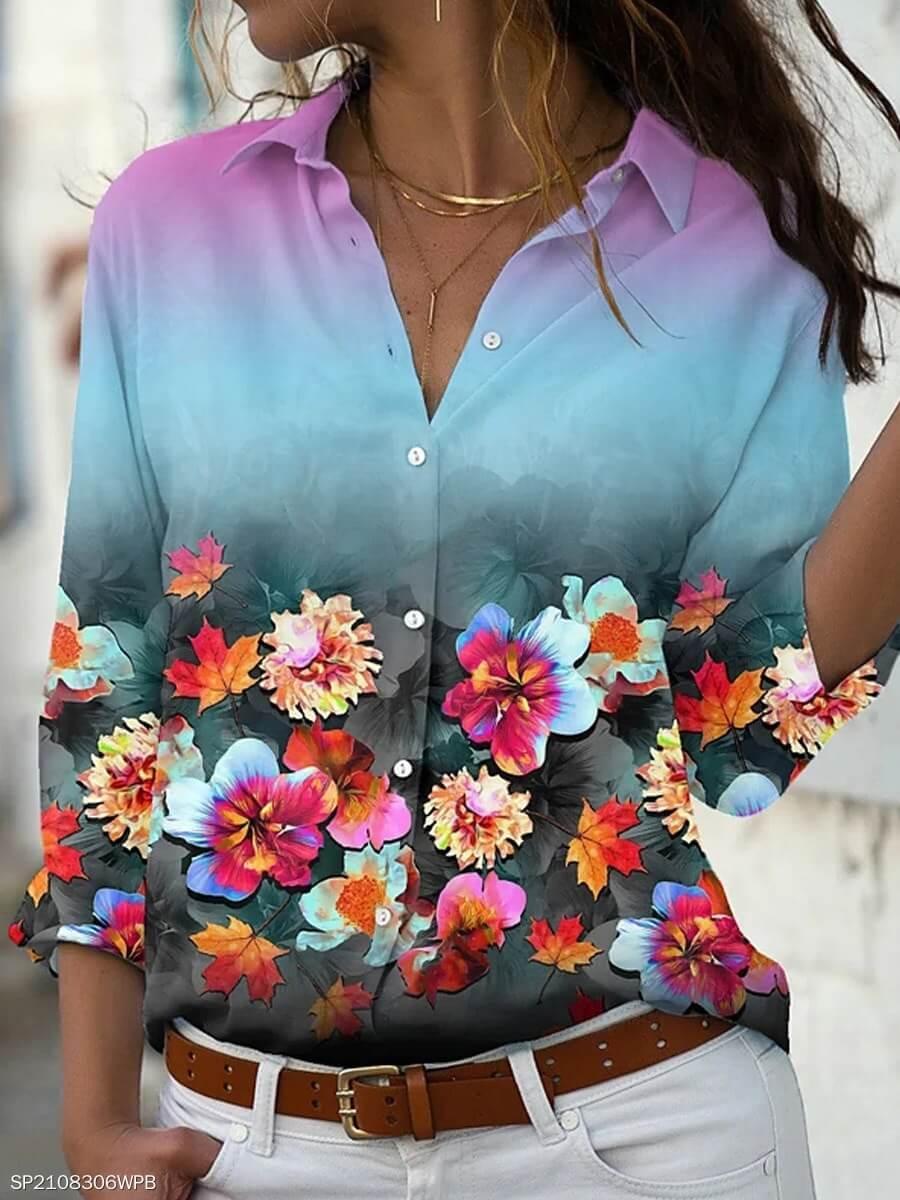 Camisa Casual Feminina Lary