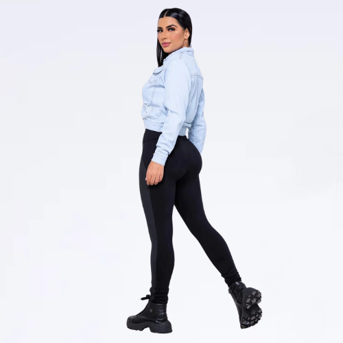 Jaqueta Jeans Feminina Premium | Estilo & Conforto