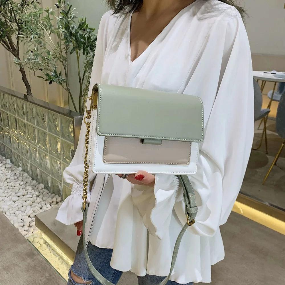 Bolsa Feminina Tiracolo de Couro Luxury