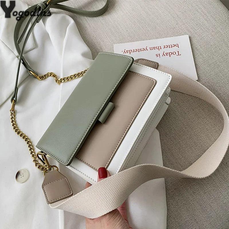 Bolsa Feminina Tiracolo de Couro Luxury
