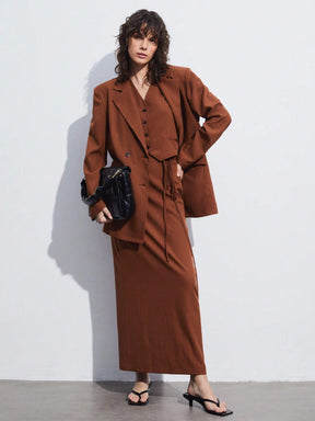 BizChic Conjunto Jaqueta, Saia e Colete