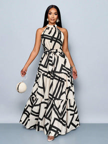 Vestido Bahamas Elegante – Estilo Tropical
