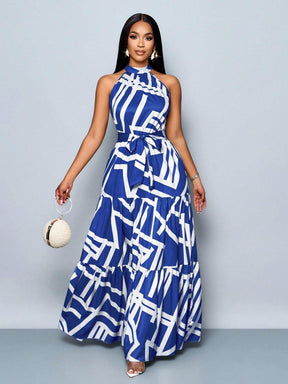 Vestido Bahamas Elegante – Estilo Tropical