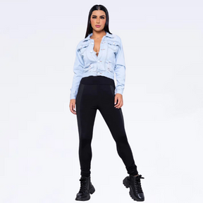 Jaqueta Jeans Feminina Premium | Estilo & Conforto