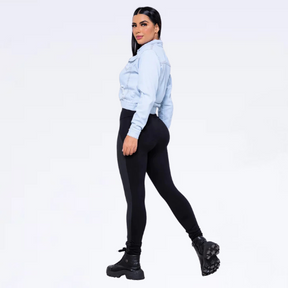 Jaqueta Jeans Feminina Premium | Estilo & Conforto