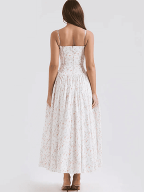 Vestido Midi Estampa Floral