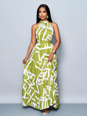 Vestido Bahamas Elegante – Estilo Tropical