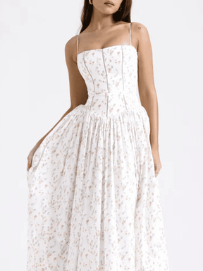 Vestido Midi Estampa Floral