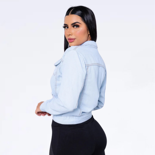 Jaqueta Jeans Feminina Premium | Estilo & Conforto