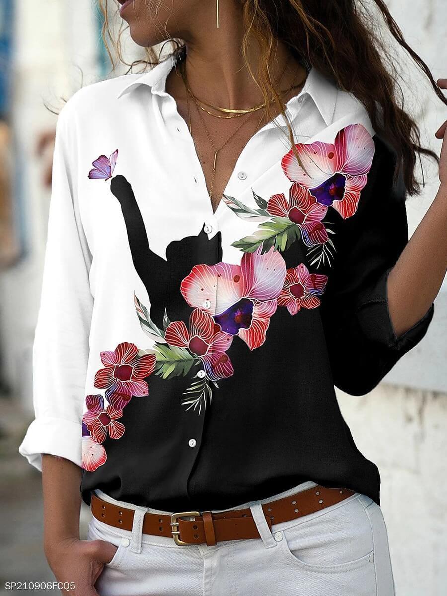 Camisa Casual Feminina Lary