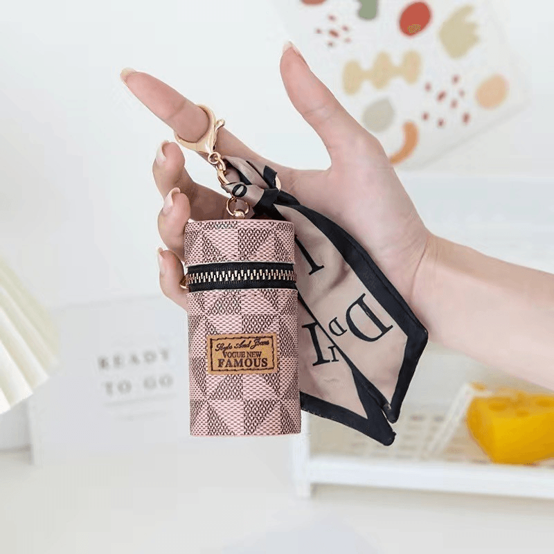 Chaveiro Lenço de Seda + Porta Batom + Porta Moedas Elegante