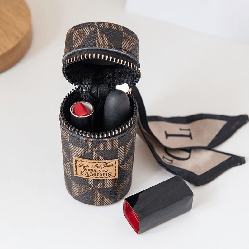Chaveiro lenço de seda bolsa charmoso Porta Batom Porta Moedas Luxuoso Elegante